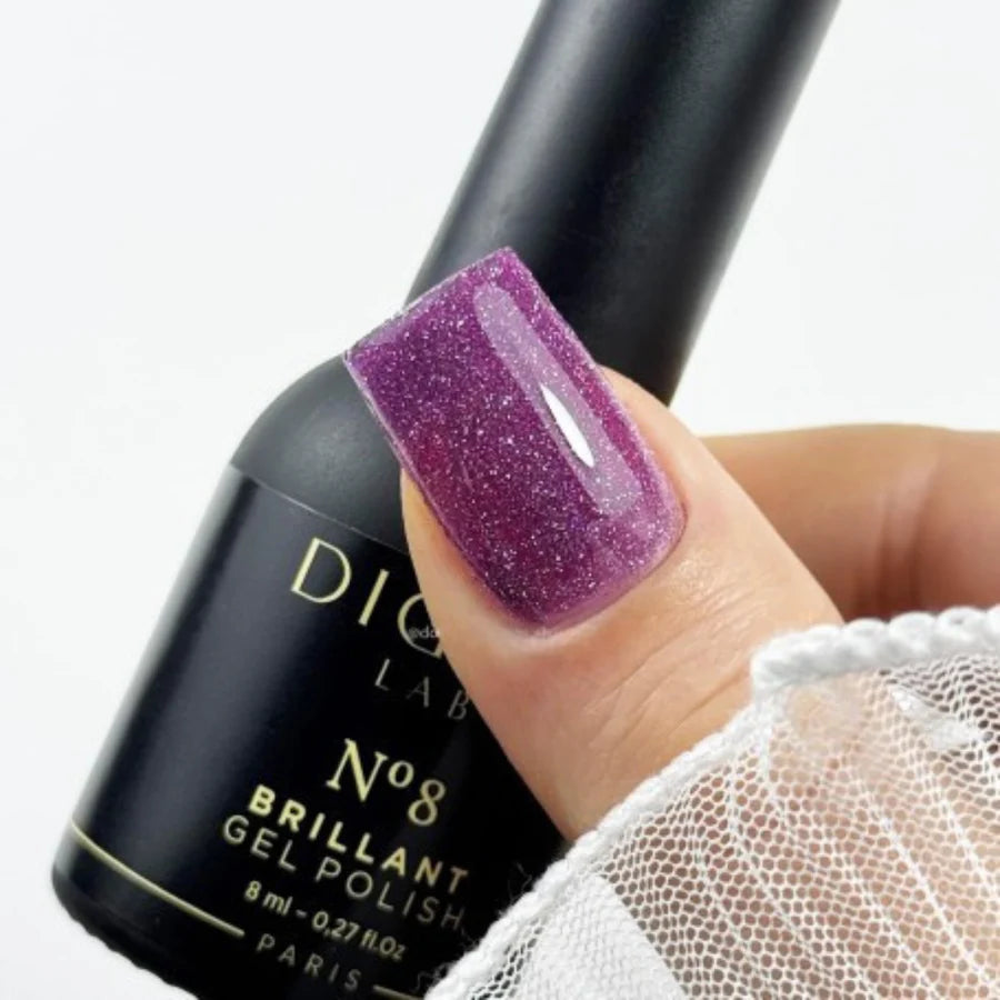 Gel lak "Didier Lab", Brillant, No8, 8ml