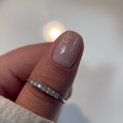GEL LAK "DIDIER LAB", GLITTER TOP COAT, SILVER, 10ML