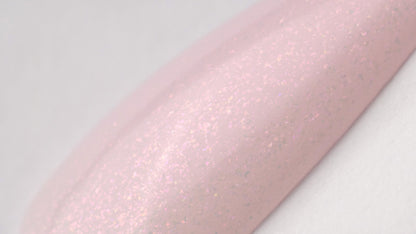 GEL LAK "DIDIER LAB", GLITTER TOP COAT, PINK, 10ML