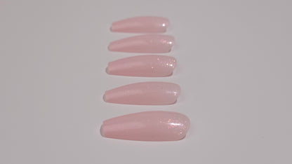 GEL LAK "DIDIER LAB", GLITTER TOP COAT, PINK, 10ML