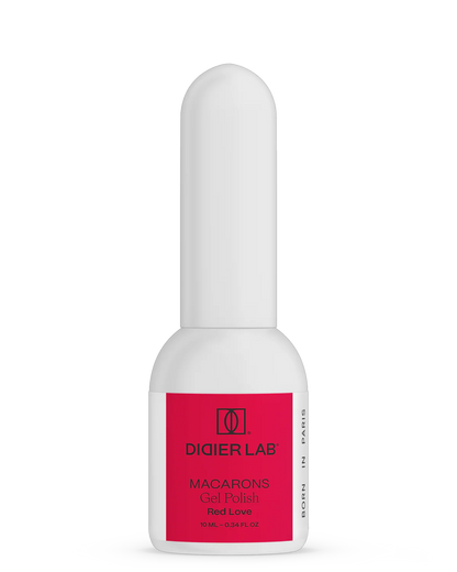 GEL LAK "DIDIER LAB", MACARONS, RED LOVE 10 ML