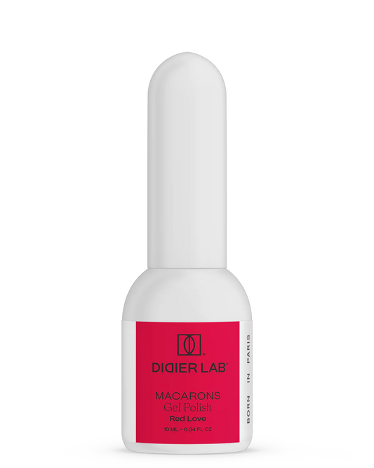 GEL LAK "DIDIER LAB", MACARONS, RED LOVE 10 ML