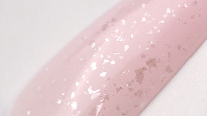 GEL LAK "DIDIER LAB", GLITTER TOP COAT, SILVER, 10ML