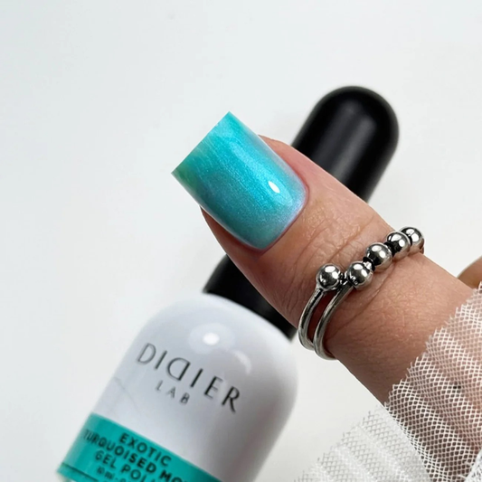 Gel lak "Didier Lab", Exotic, Turquoised Motmo, 10ml