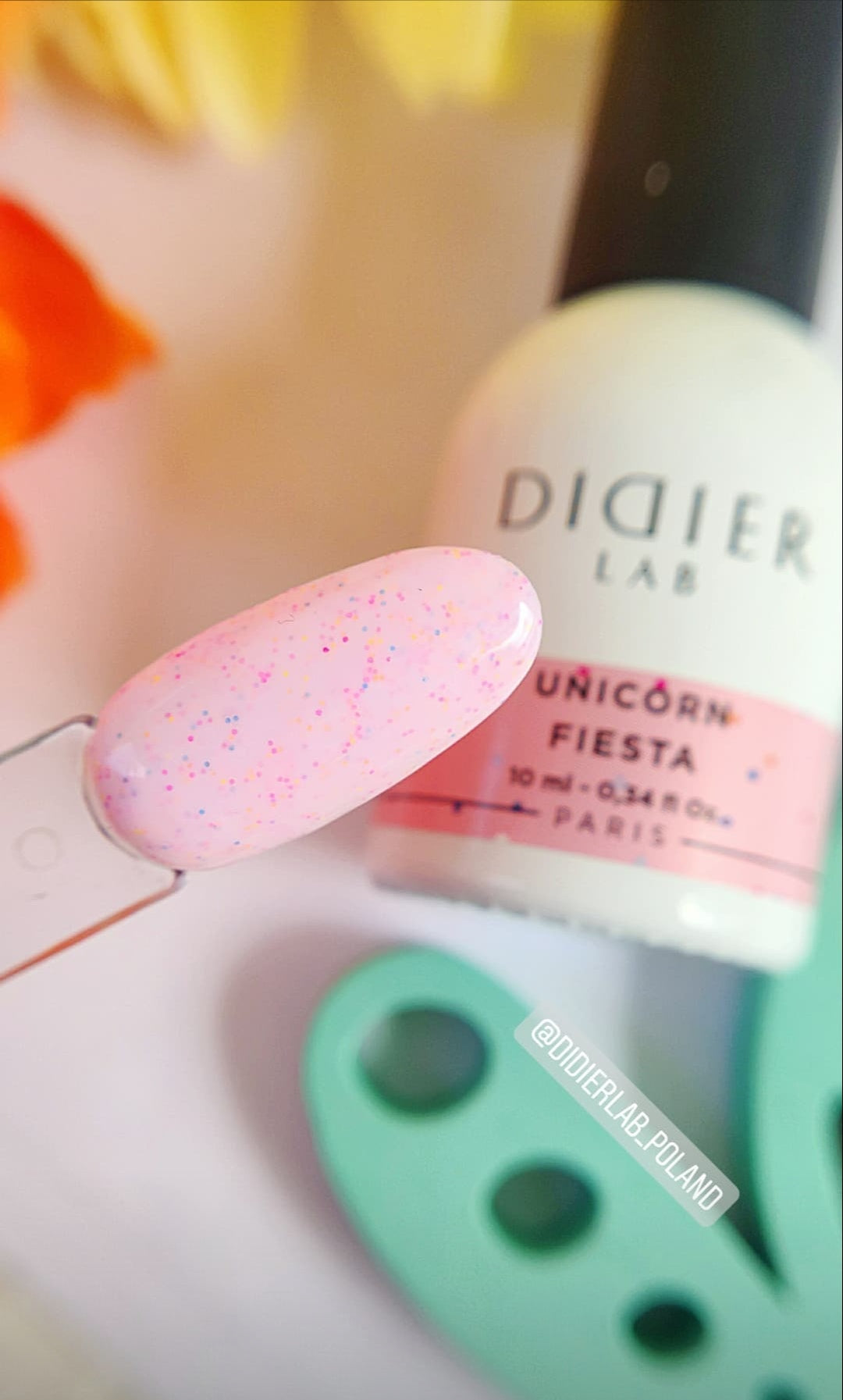 GEL LAK "DIDIER LAB", UNICORN, FIESTA 10 ML