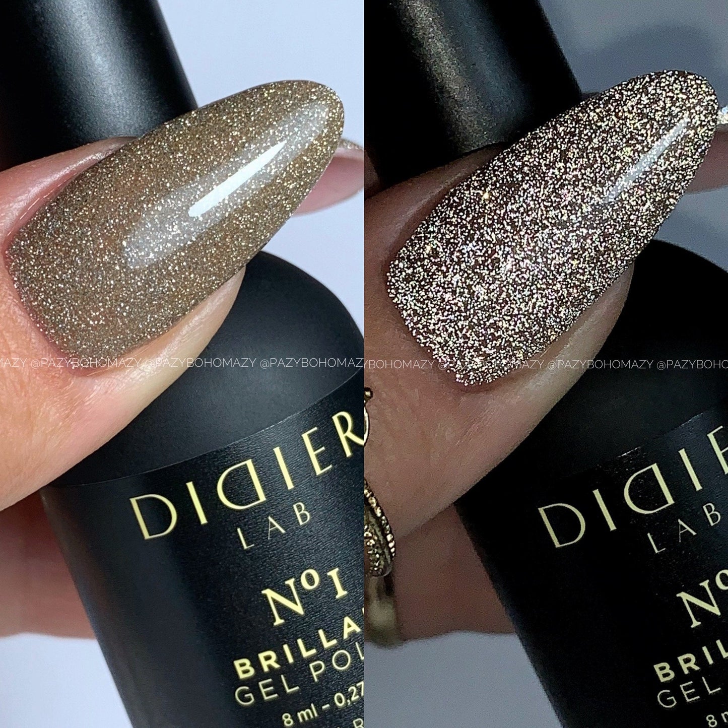Gel lak "Didier Lab", Brillant, No1, 8ml