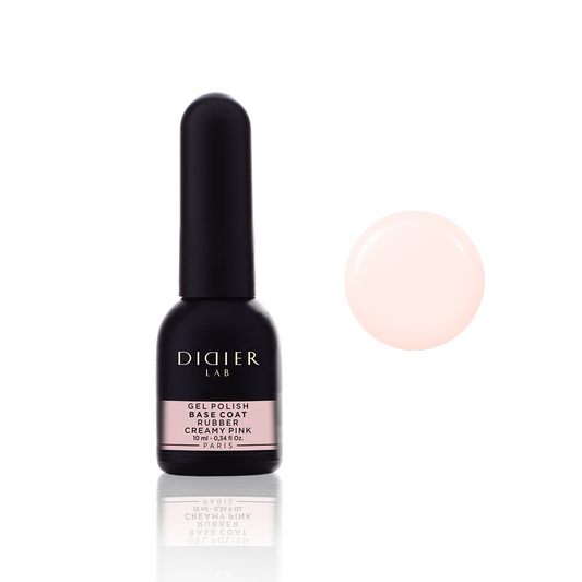 "DIDIER LAB" PODLAK RUBBER BASE COAT, CREAMY PINK, 10ML