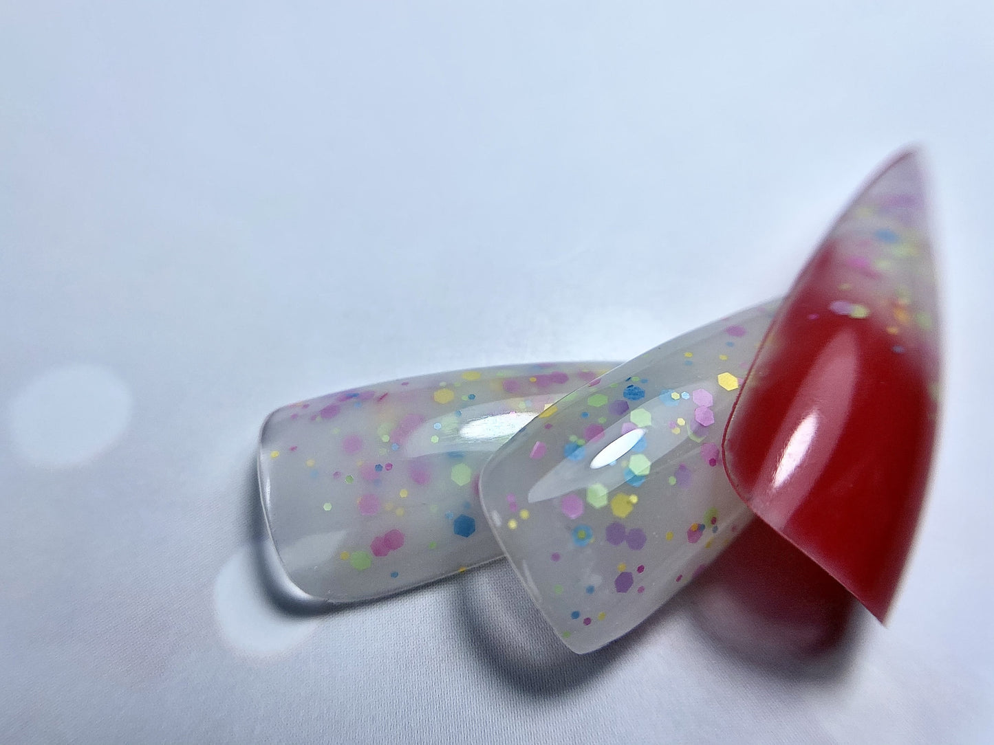 GEL LAK "DIDIER LAB", CONFETTI, PALE 10ML