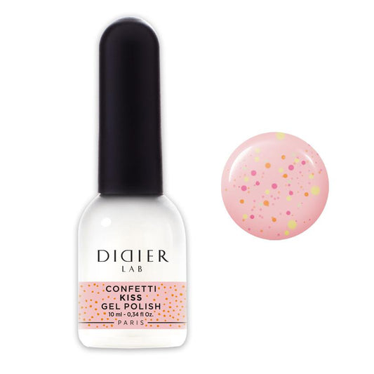 GEL LAK "DIDIER LAB", CONFETTI, KISS 10 ML