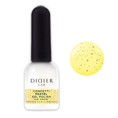 GEL LAK "DIDIER LAB", CONFETTI, PASTEL 10ML