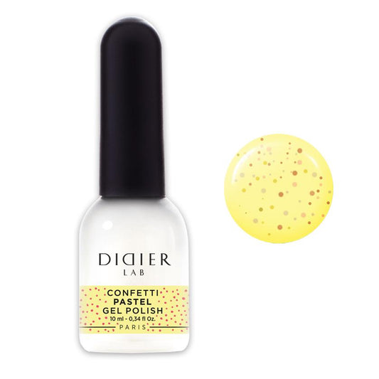 GEL LAK "DIDIER LAB", CONFETTI, PASTEL 10ML