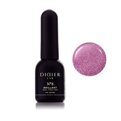 Gel lak "Didier Lab", Brillant, No8, 8ml