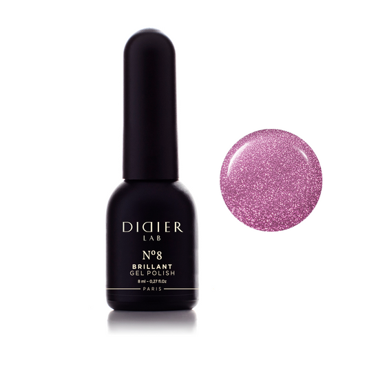 Gel lak "Didier Lab", Brillant, No8, 8ml
