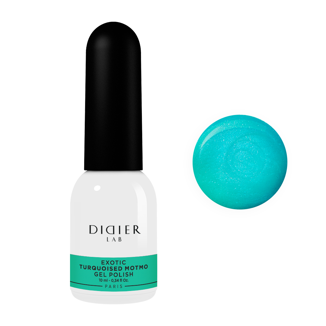 Gel polish "Didier Lab", Exotic, Turquoised Motmo, 10ml