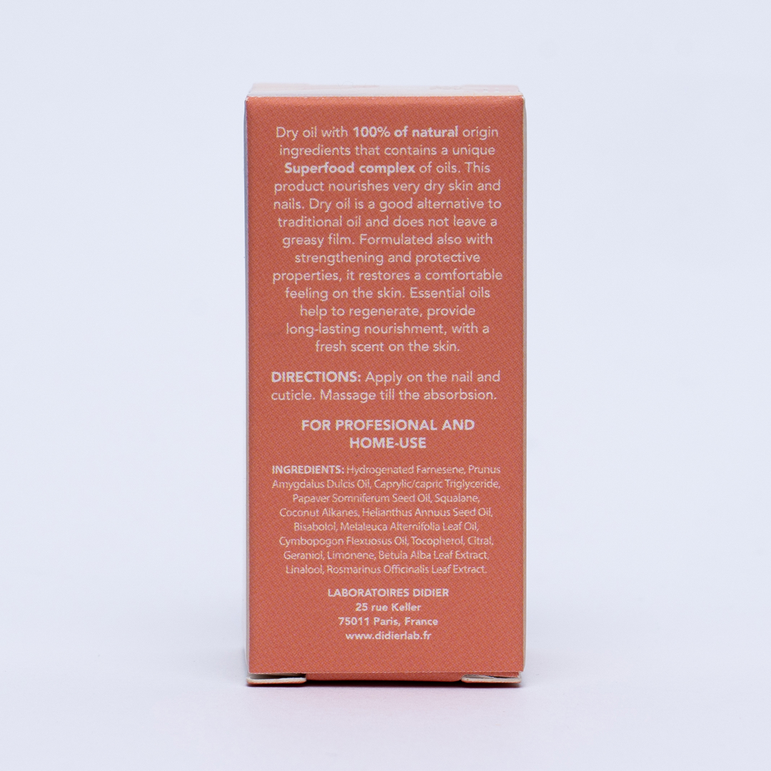 SUHO OLJE ZA NOHTE IN ROKE "DIDIER LAB BEAUTÉ" 5 ml
