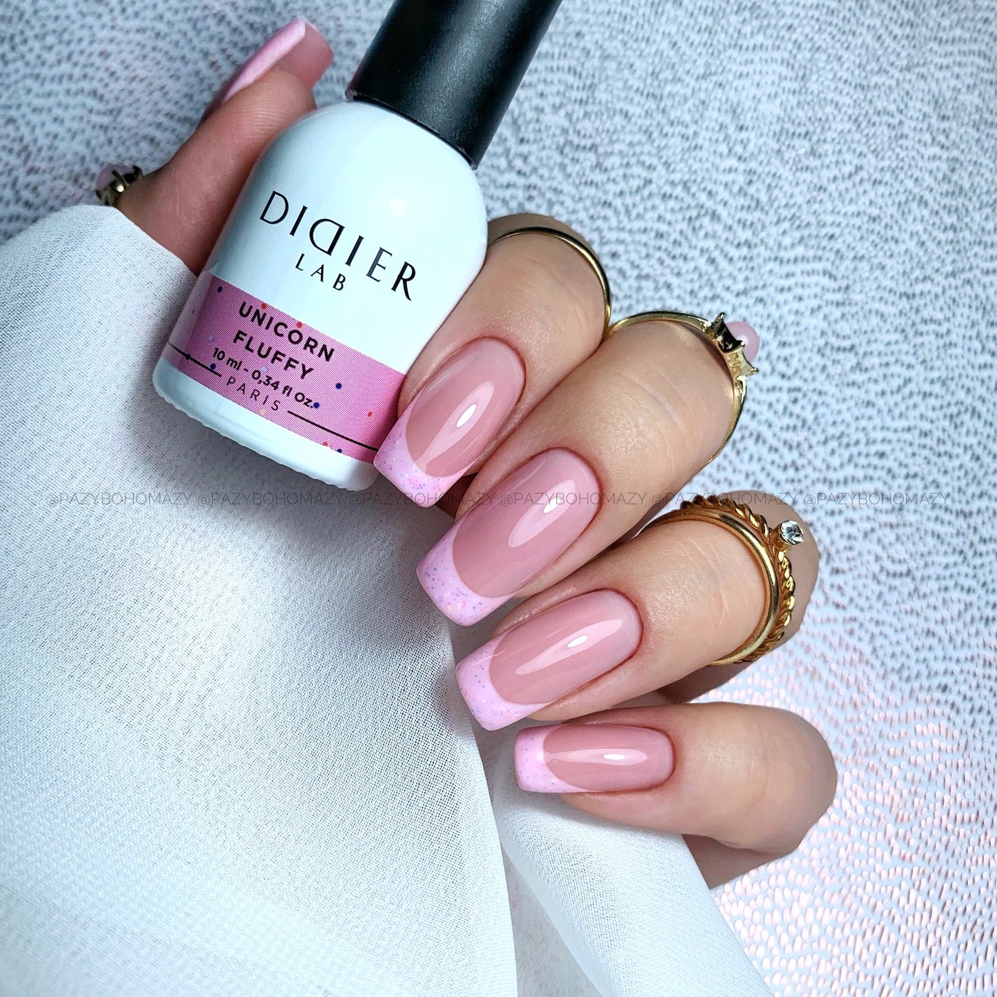 GEL LAK "DIDIER LAB", UNICORN, FLUFFY 10 ML