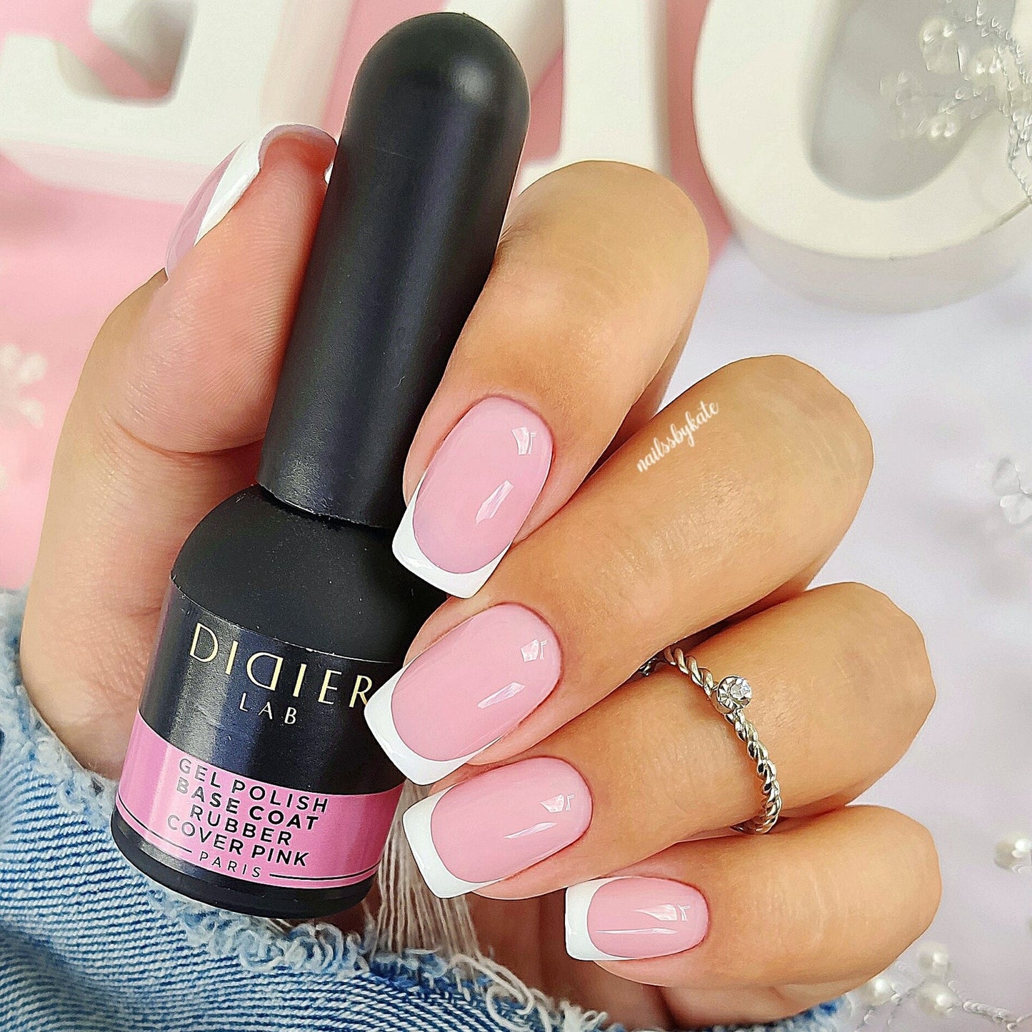 "DIDIER LAB" PODLAK RUBBER BASE COAT, COVER PINK, 10ML