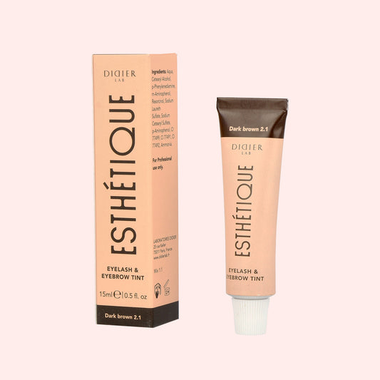 Brow and lash tint "Didier Lab" Esthétique, Dark brown 15ml, 1psc