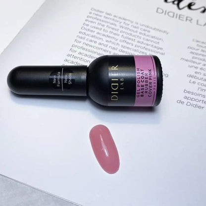 "DIDIER LAB" PODLAK RUBBER BASE COAT, COVER PINK, 10ML