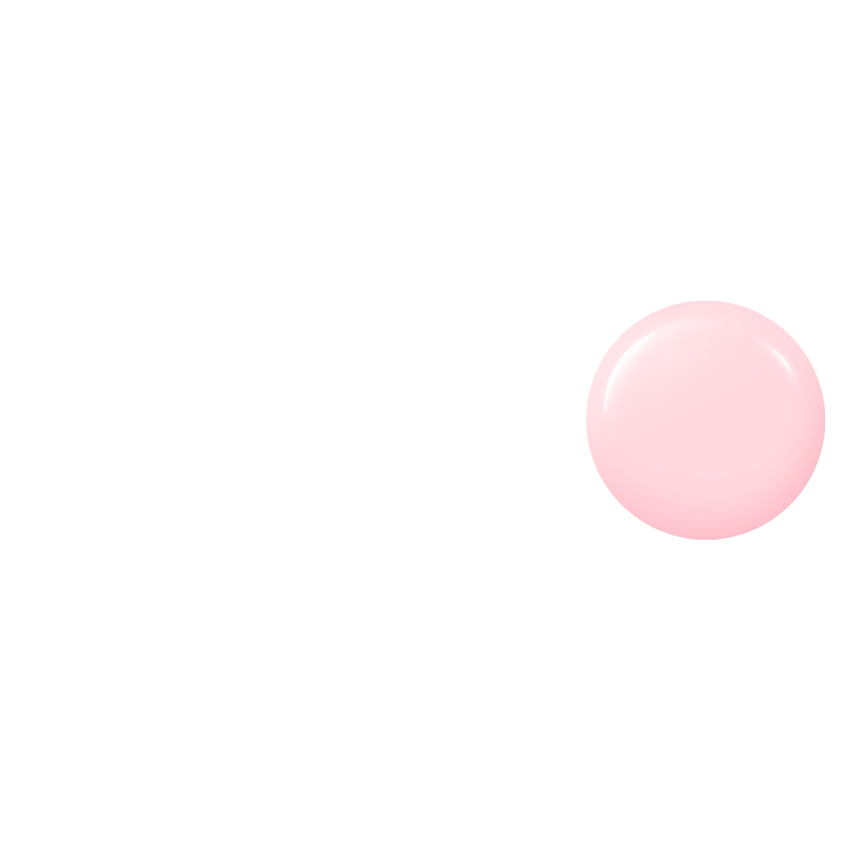 "DIDIER LAB" PODLAK RUBBER BASE COAT, LIGHT ROSE, 10ML