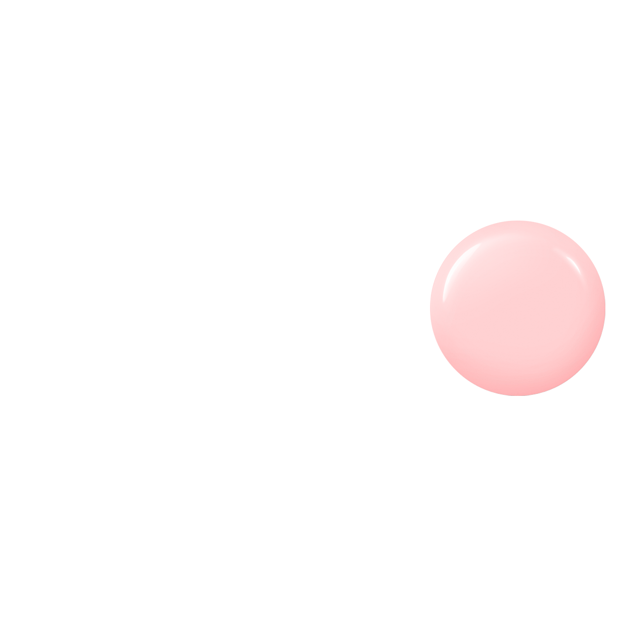 "DIDIER LAB" PODLAK RUBBER BASE COAT, SAKURA, 10ML