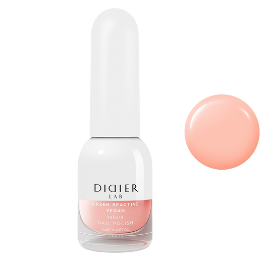 Green reactive, veganski lak za nohte"Didier Lab", sakura, 10ml